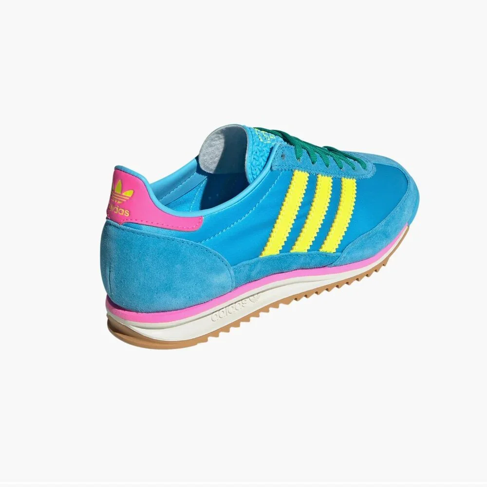 NEW ADIDAS SL 72 Sneaker Color: Sky Rush/Yellow/Pink